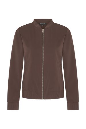 Mi Piace Dames Travel Bomber Jacket – Bruin