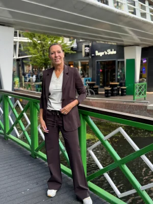 Mi Piace Dames Travel Blazer – Espresso (MP202102)