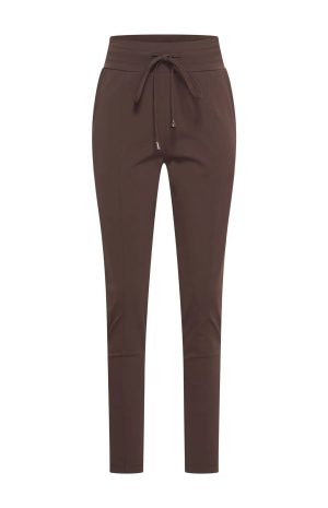 Mi Piace travelbroek voor dames in espresso kleur, model 202134