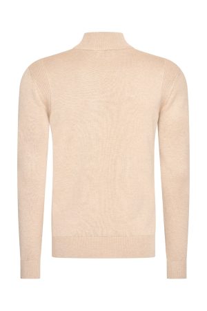 Mi Piace Heren Cardigan Zip (RM202018-1) Beige 2