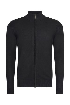 Mi Piace Heren Cardigan Zip (RM202018-1) zwat