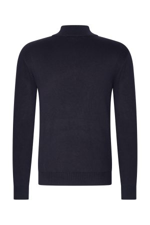 Mi Piace Pullover Zip (RM202017-1) – Donkerblauw 2