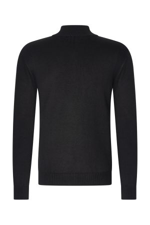 Mi Piace Pullover Zip (RM202017-1) – Zwart 2